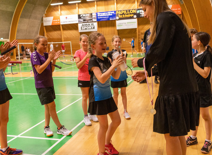 Præmieoverrækkelse ved Amagermesterskaber i Badminton 2021 i NBK Præmieoverrækkelse ved Amagermesterskaber i Badminton 2021 i NBK